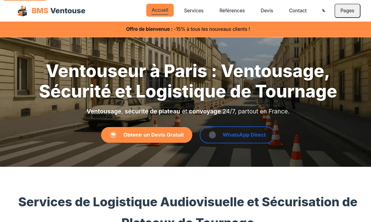 BMS Ventousage — Logistique cinéma & événementiel desktop