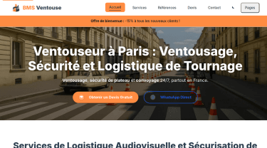 BMS Ventousage — Logistique cinéma & événementiel mobile